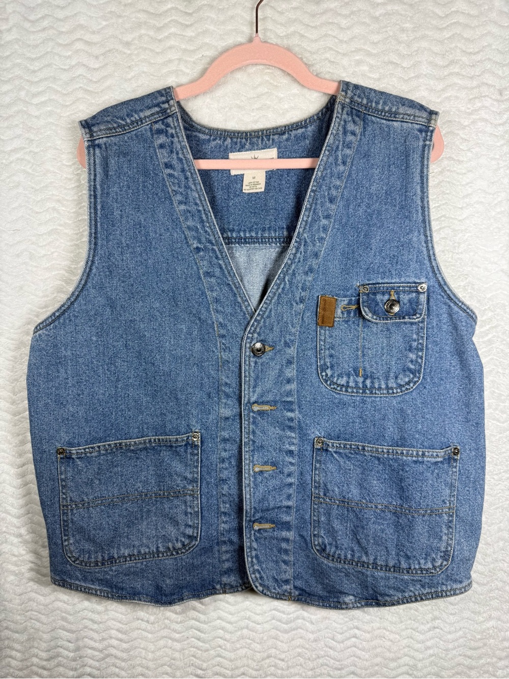 Vintage Points West multi-pocket denim chore vest. Total Classic!! 🔥🔥 amazing 🤩
